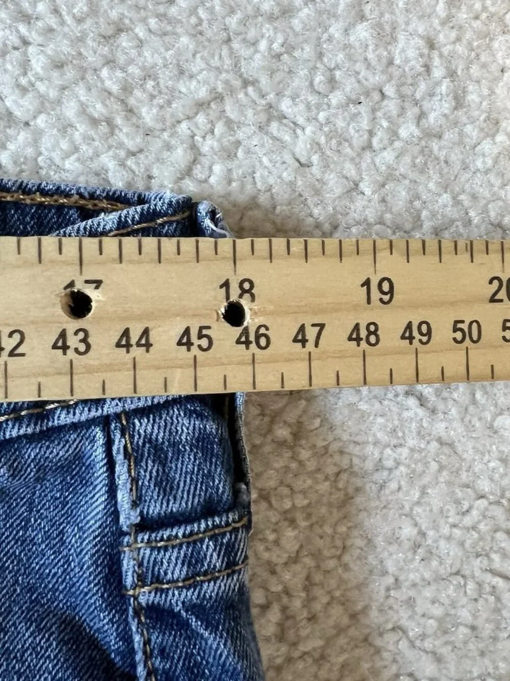 Levi's 514 Straight Fit Jeans 36x30 Medium Wash Denim